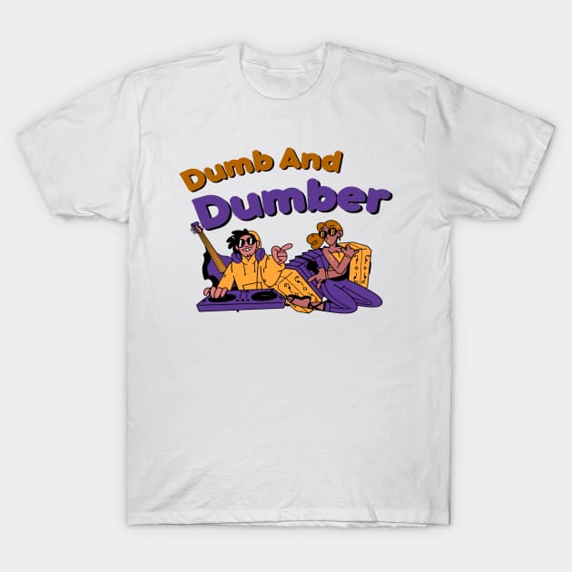 Dumb and dumber - Best Vintage 90s T-Shirt by 2 putt duds